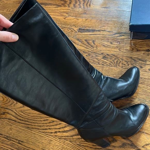 Pour La Victoire leather boots, sz 9 - Picture 2 of 10